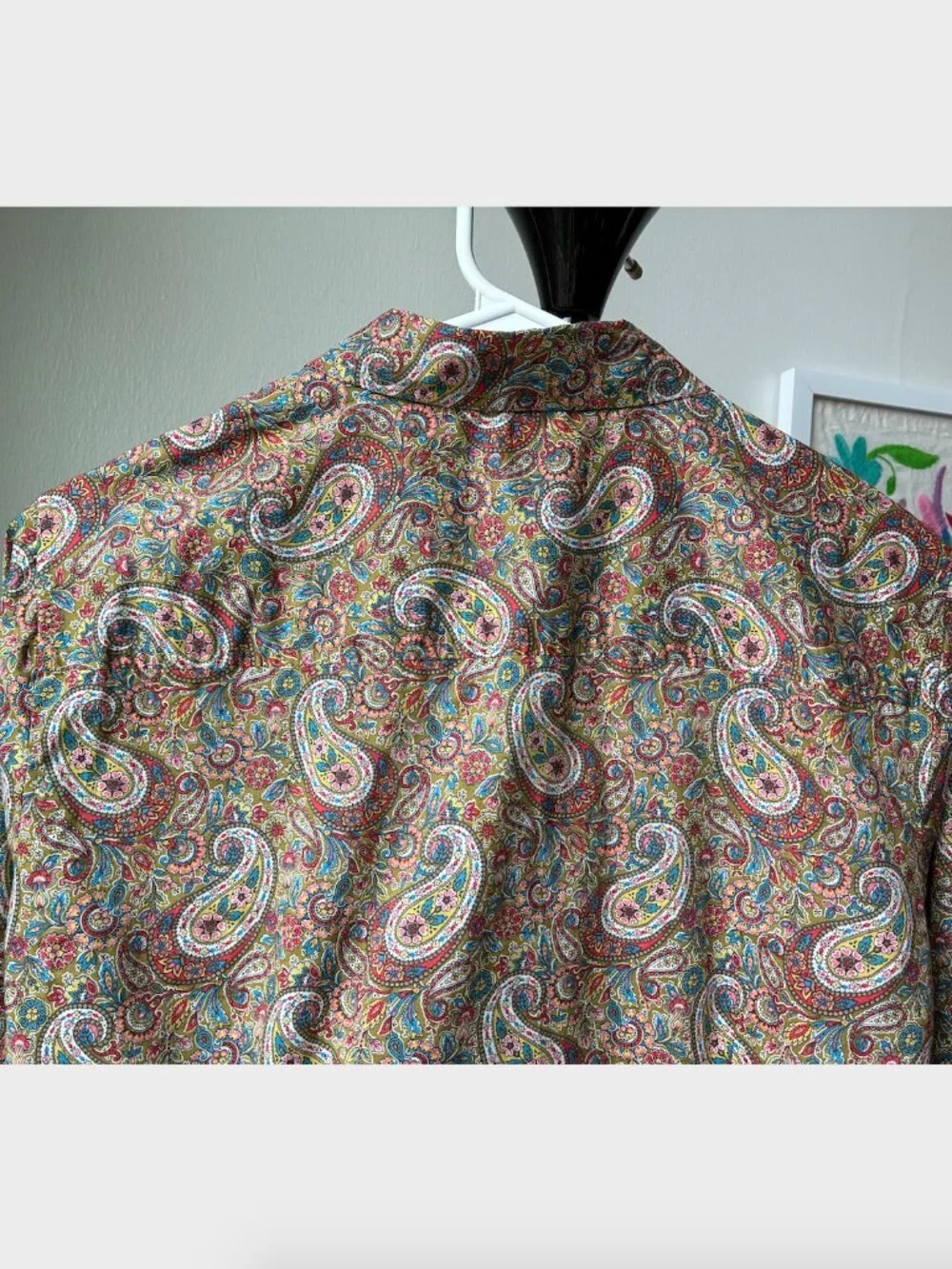 J. Crew Slim Perfect Shirt in Liberty Lee Manor Paisley - Size 8